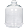 Bombonierka szklana na i cukierki i słodycze z pokrywką EXCELLENT HOUSEWARE GLASS BELL 20 cm