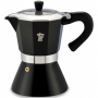 PEZZETTI Bellexpress czarna na 3 filiżanki espresso (3 tz) - kawiarka aluminiowa ciśnieniowa