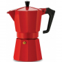 PEZZETTI Italexpress na 9 filiżanek espresso (9 tz) czerwona - kawiarka aluminiowa ciśnieniowa
