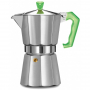 PEZZETTI Italexpress Pc na 6 filiżanki espresso (6 tz) zielona - kawiarka aluminiowa ciśnieniowa