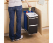 Plastikowy kosz na śmieci SIMPLEHUMAN PULL OUT RECYCLER 35L