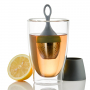 ADHOC Floatea szary - zaparzacz do herbaty stalowy z podstawką