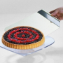 GEFU Easy - podkładka do przenoszenia ciasta ze stali nierdzewnej