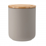 LADELLE Soft 0,75 l taupe - pojemnik ceramiczny z pokrywką