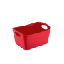 KOZIOL Boxxx S czerwony - pojemnik łazienkowy plastikowy