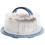Pojemnik na ciasto plastikowy okrągły CAKE PLATE MIX 34 cm