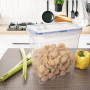 Pojemnik na produkty sypkie plastikowy z pokrywką 3 l