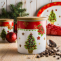 Pojemnik na żywność porcelanowy MERRY CHRISTMAS 1,3 l