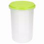 Pojemnik na żywność plastikowy z pokrywką PLAST TEAM MARGERIT WYSOKI ZIELONY 1 l