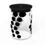 ZAK! DESIGNS Dot Jar 0,9 l czarny - pojemnik szklany