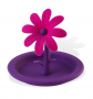VIALLI DESIGN Livio Flower fioletowa 9 cm - pokrywka na kubek silikonowa