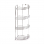 Półka pod prysznic narożnikowa 4-poziomowa metalowa NAROŻNIK 69 cm