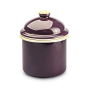 Puszka / Pojemnik na produkty sypkie emaliowany OLKUSKIE WYROBY EMALIOWANE 0,65 l OWE Eggplant