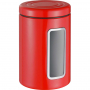 WESCO Classic Line 2 l czerwony - puszka / pojemnik na żywność stalowa