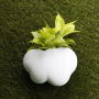 QUALY Cloud Pot biały - pojemnik / doniczka na kwiaty plastikowa