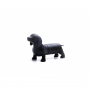 QUALY Dachshund pies czarny - magnes na lodówkę plastikowy 