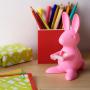 QUALY Królik Bunny różowy - podajnik do taśmy klejącej plastikowy
