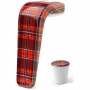 GIANNINI Tua Scottish na 1/3 filiżanki espresso czerwone - rączka i uchwyt do kawiarki plastikowe