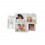 Ramka na zdjęcia plastikowa MONDEX LIVE LOVE LAUGH BIAŁA 31 x 45,5 cm