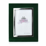 Ramka na zdjęcia welurowa RAMONA CORNICE ZIELONA 16 x 21 cm