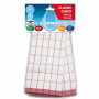 Ręcznik kuchenny bawełniany E-CLOTH CLASSIC CHECK CZERWONY 40 x 60 cm 