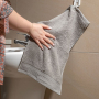 Ręcznik łazienkowy bawełniany MISS LUCY MIKO POPIELATY 30 x 50 cm