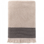 Ręcznik łazienkowy bawełniany MISS LUCY NATIKA BEŻOWY 50 x 90 cm 