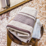 Ręcznik łazienkowy bawełniany MISS LUCY SANNY ECRU 50 x 90 cm