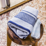 Ręcznik łazienkowy bawełniany MISS LUCY SANNY SREBRNY 50 x 90 cm