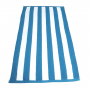 Ręcznik plażowy poliestrowy JEDEKA PASY NIEBIESKI 90 x 160 cm