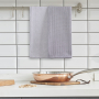 Ręczniki kuchenne bawełniane DECOKING KIT LOUIE SZARE 50 x 70 cm 3 szt.