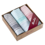 Ręczniki kuchenne bawełniane w pudełku drewnianym MISS LUCY DOTTY 50 x 70 cm 3 szt.