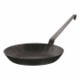 ROESLE 28 cm - patelnia głęboka cygańska kuta na ognisko