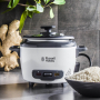 RUSSELL HOBBS Small Rice Cooker 200 W biały - garnek do gotowania ryżu elektryczny stalowy