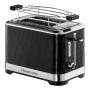 RUSSELL HOBBS Structure Black 1050 W czarny - toster / opiekacz do kanapek elektryczny ze stali nierdzewnej