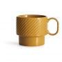 SAGAFORM Coffee 400 ml żółta - filiżanka do kawy i herbaty ceramiczna