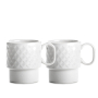 SAGAFORM Coffee And More 250 ml 2 szt. - filiżanki do kawy i herbaty ceramiczne