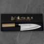 SATAKE Cutlery Mfg Shirogami 16,5 cm - nóż japoński Deba do filetowania ze stali węglowej