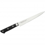 SATAKE Satoru 21 cm czarny - nóż do porcjowania mięsa ze stali nierdzewnej 