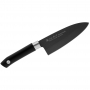 SATAKE Sword Smith Black 16 cm czarny - nóż Deba ze stali nierdzewnej 