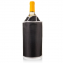 VACU VIN Chilly czarny - schładzacz do wina plastikowy