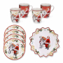 Serwis do herbaty i kawy MAGIC CHRISTMAS na 4 osoby (9 el.)