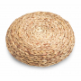 Siedzisko plecione z hiacyntu wodnego AMPARO ASSENTO BRĄZOWE 50 x 16 cm 