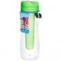 SISTEMA Hydrate Infuser Bottle 0,8 l zielona - butelka na wodę i napoje tritanowa z wkładem na owoce i lód