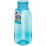 SISTEMA Hydrate Square Bottle 0,47 l turkusowa - butelka na wodę i napoje plastikowa