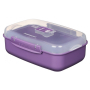 SISTEMA Microwave Rectangle 1,25 l fioletowy - lunch box / pojemnik do mikrofali