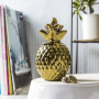 Skarbonka ceramiczna DUO ANANAS ZŁOTA