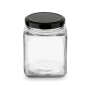 Słoik / Pojemnik na produkty sypkie szklany z pokrywką TADAR BELO 0,3 l