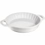 STAUB Cooking 24 cm biała - forma do pieczenia tarty ceramiczna