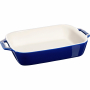 STAUB Cooking 2,4 l niebieskie - naczynie żaroodporne do zapiekania ceramiczne